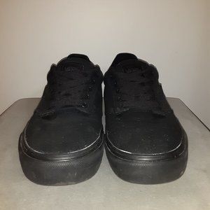 Vans Men's Black & Black Shoes Size 10.5